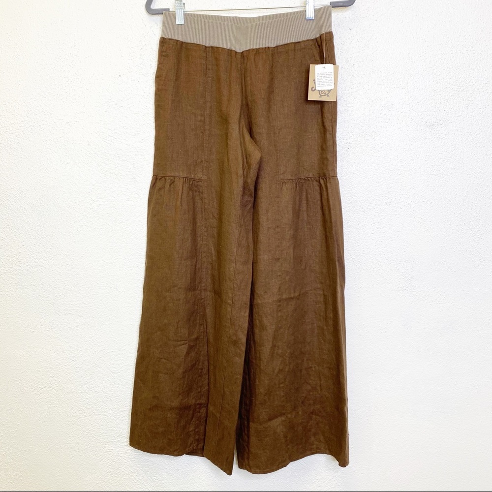Ivy Jane Wide Leg Linen Pants NWT XS